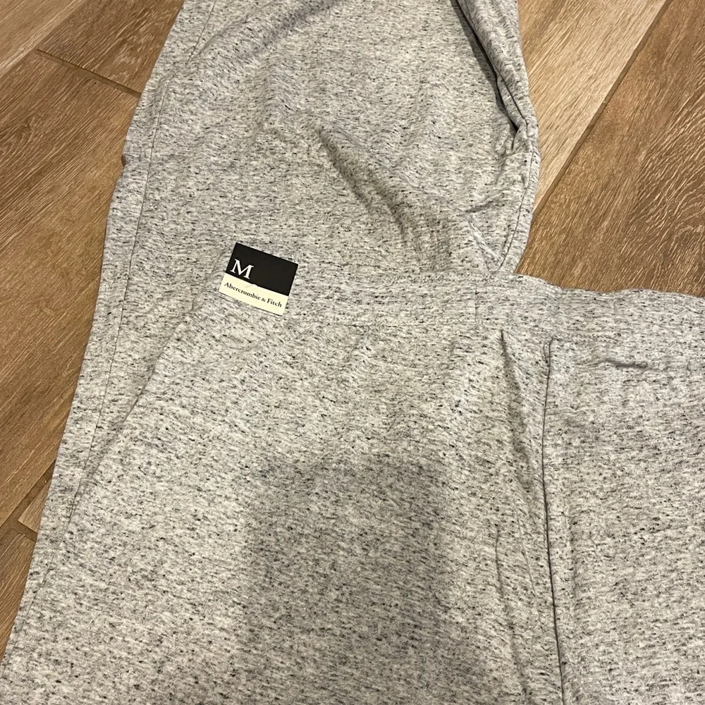Abercrombie & Fitch Women’s Logo Wide Leg Viscose Sweatpants MEDIUM - Picture 7 of 11